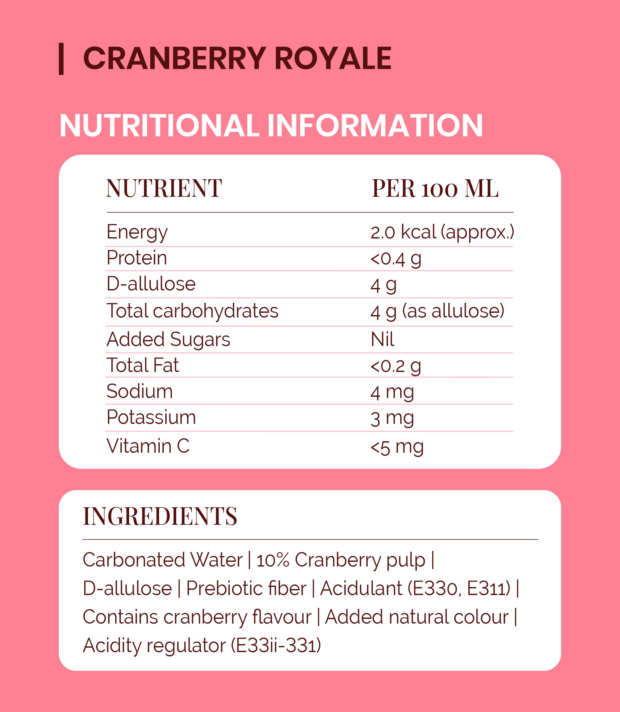 Cranberry Royale